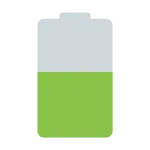Middle Battery SVG Icon